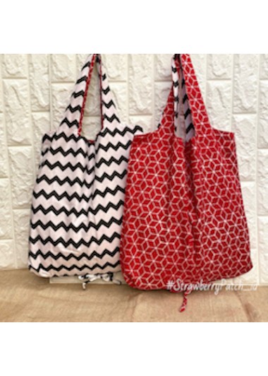 Shopping Bag - Red Diamond (Double)